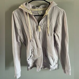 L.L. Bean organic cotton zip hoodie regular XS